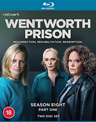 Wentworth Prison Season Eight Part One Blu-ray cover with three female inmates.