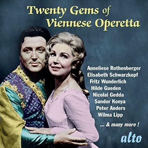 Couple in formal attire on a record cover, titled "Twenty Gems...