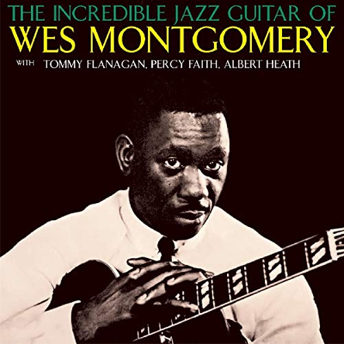 CD case with Wes Montgomery's image, guitar, and jazz-inspired design elements on the cover.