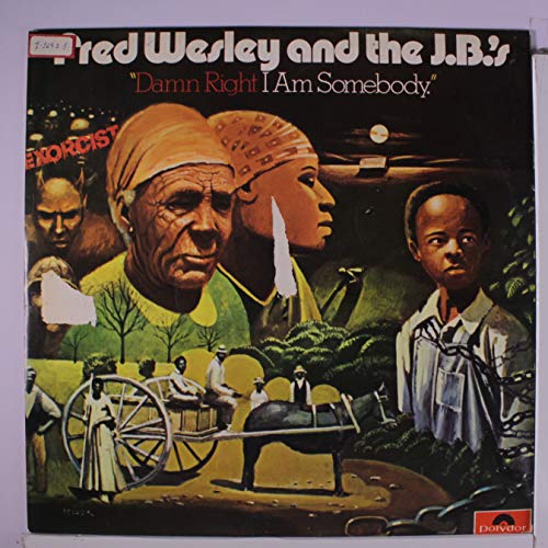 Album cover featuring Fred Wesley and the J.B.’s with illustrated figures.
