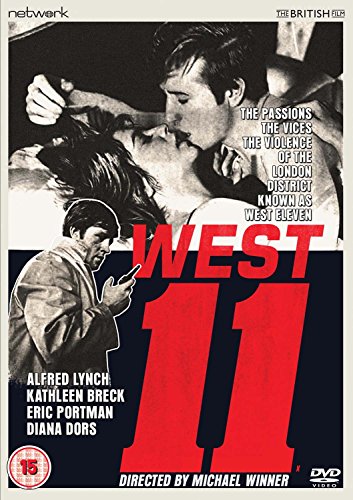 DVD cover art for the film West 11 featuring a man and woman embracing.