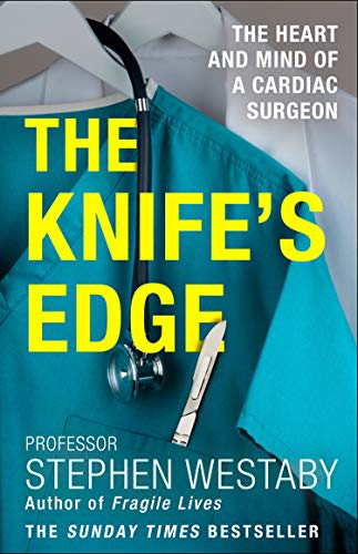 Book cover showing a teal surgical scrub top with a stethoscope and scalpel.