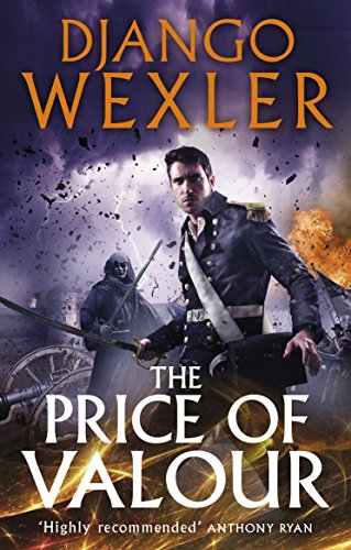 Book cover: Napoleonic-era soldier with battlefield scene and dramatic sky.
