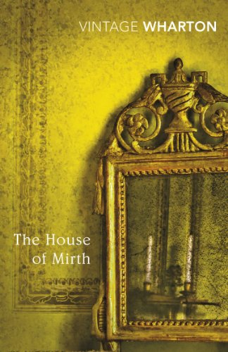 Book cover: ornate gold-framed mirror reflecting candles, yellow background.