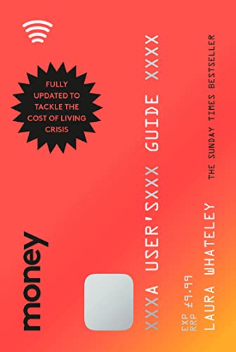 Red book cover with white text reading “money” and “user’s guide”.