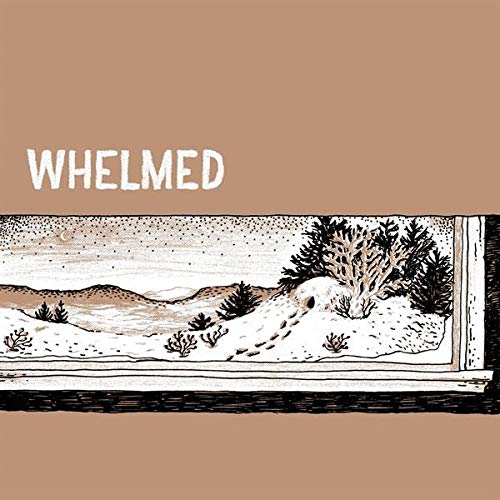 Album cover featuring the word Whelmed above a pen-and-ink drawing of a snowy landscape.