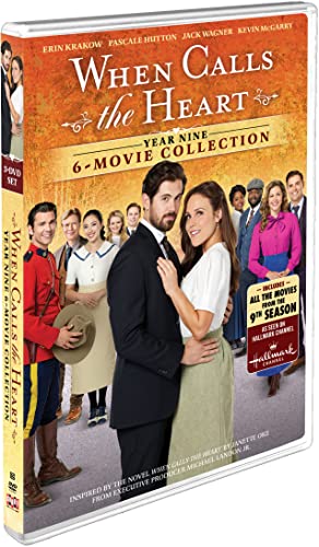 When Calls the Heart" Year Nine DVD cover featuring cast in period clothing.