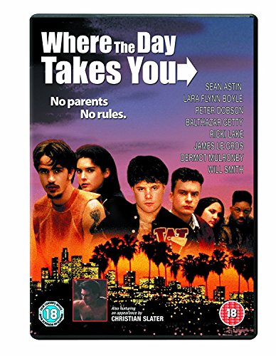 DVD cover of "Where The Day Takes You" featuring a group of young adults.