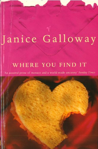 Book cover: "Where You Find It" with a heart-shaped piece of bread.