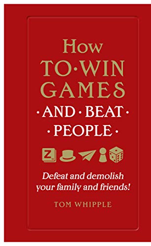 Red book cover with gold text and game piece illustrations.