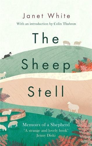 Book cover: green hills, sheep, a dog, and text “The Sheep Stell”.