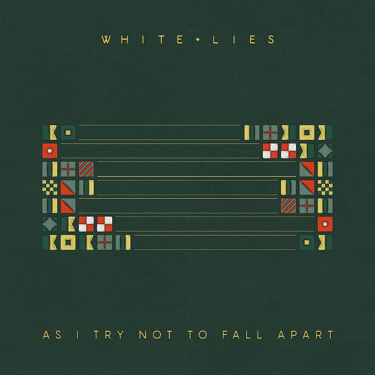 CD cover for White Lies’ “As I Try Not To Fall Apart” album.