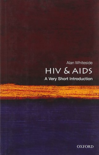Book cover: "HIV & AIDS: A Very Short Introduction" by Alan Whiteside.