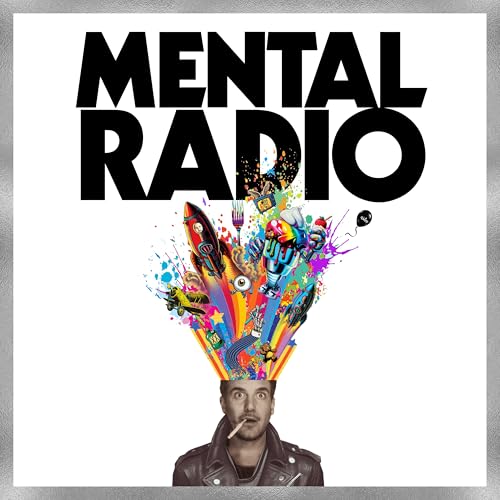 Album cover: head with colorful explosion and man smoking below.