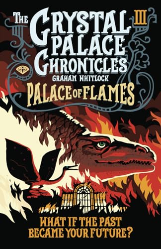 Book cover: dragon, flames, and a palace illustration with bold title text.
