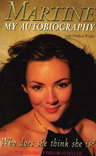 Book cover featuring Martine McCutcheon’s portrait and autobiography title.
