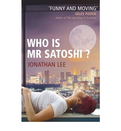 Book cover: "Who is Mr Satoshi?" with a woman lying down.