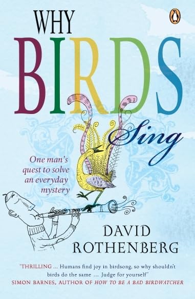 Book cover: “Why Birds Sing” with illustrated bird and hand.