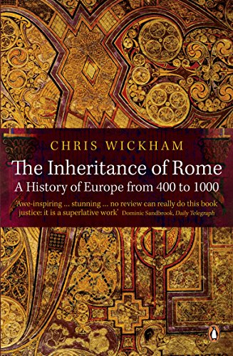 Book cover featuring intricate gold and dark red medieval-style patterns with white text.