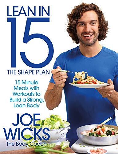 Book cover featuring Joe Wicks with food and workout plan details.