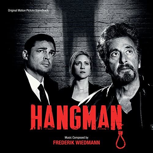 CD cover for "Hangman" soundtrack featuring three actors and red text.