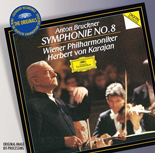 CD cover featuring Herbert von Karajan conducting an orchestra.