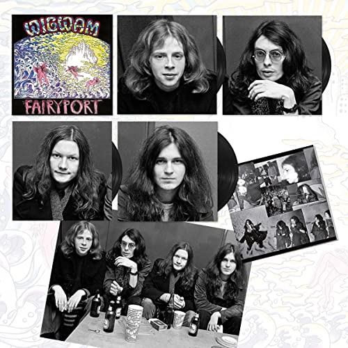 Wigwam’s “Fairyport” deluxe vinyl edition album cover with band photos.