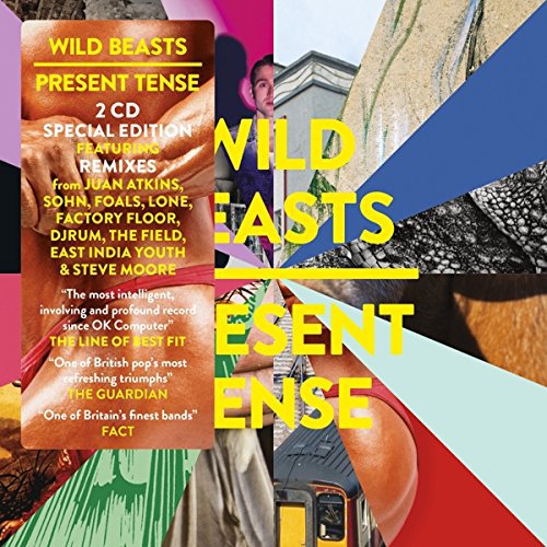 “Wild Beasts - Present Tense” special edition 2CD with colorful, abstract cover art.