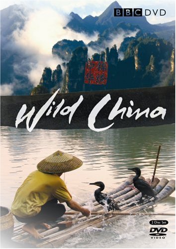 DVD cover for “Wild China” featuring a boat, birds, and mountains.