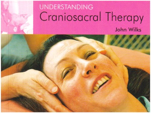 Book cover showing a woman receiving craniosacral therapy with hands on her head.