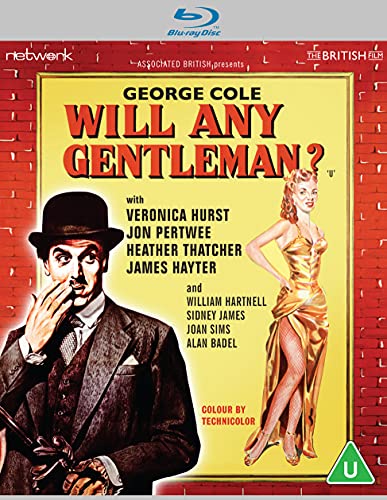 Will Any Gentleman...?" Blu-ray cover featuring actors in vintage attire.
