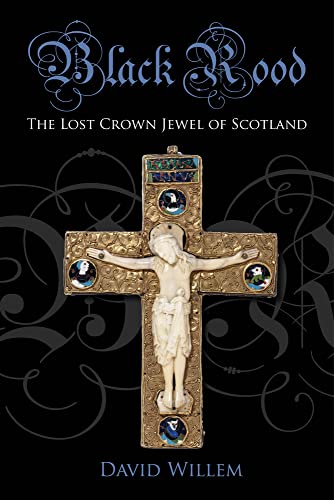 Book cover featuring a golden jeweled cross with a figure of Christ.