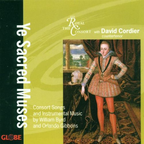 CD cover featuring a Renaissance portrait and text for William Byrd music.