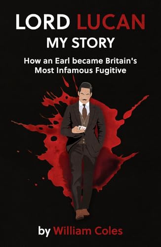 Book cover featuring a suited man with a red, splattered background.