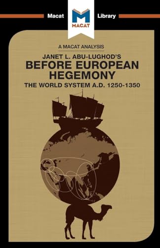 Book cover: globe, ship, camel, and title “Before European Hegemony.”