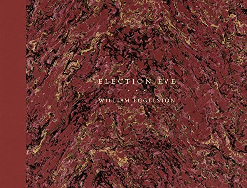 Book cover with marbled red and gold texture, title "Election Eve.