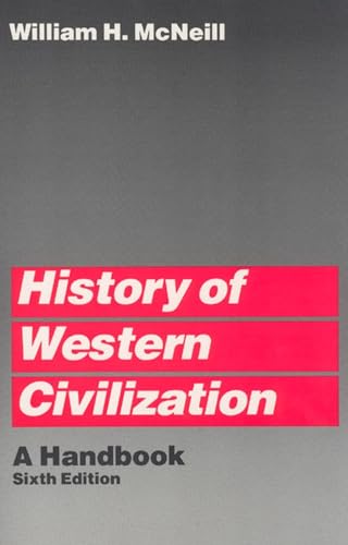 Book cover: “History of Western Civilization” by William H. McNeil.