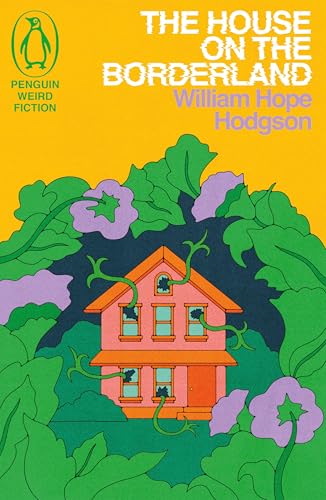 Book cover showing a pink house entwined by green vines against a yellow background.