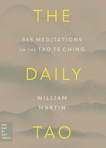 Book cover with beige and gray tones, title “The Daily Tao” in yellow.
