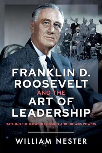 Book cover featuring Franklin D. Roosevelt with historical figures in background.