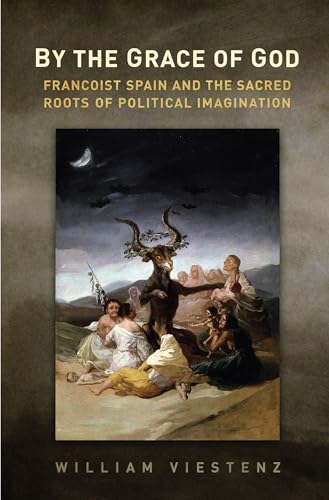 Book cover featuring a painting of a horned figure with people.
