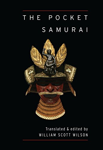 Book cover: "The Pocket Samurai" featuring a samurai helmet and figure.