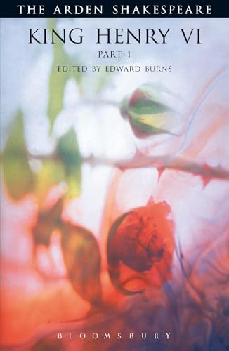 Book cover for “King Henry VI Part 1” with floral imagery.