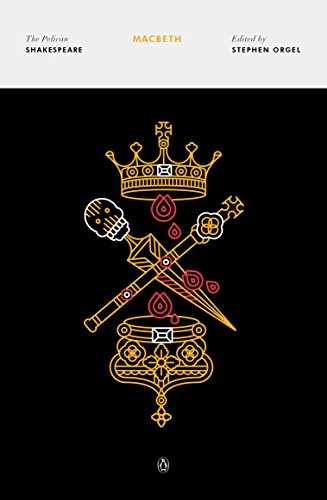 Black book cover with gold illustration of a crown, skull, and weapons.