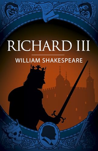 Book cover for “Richard III” by Shakespeare, featuring a silhouetted king.