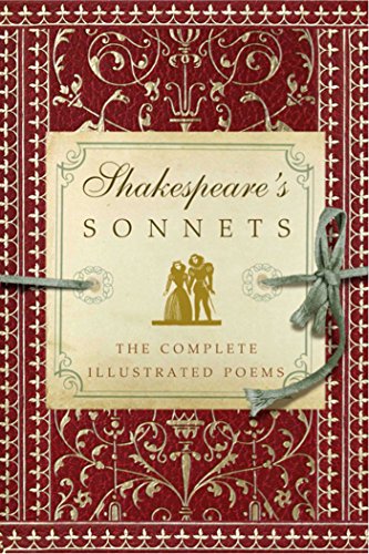 Red ornate book cover with a central label and a grey ribbon tie.