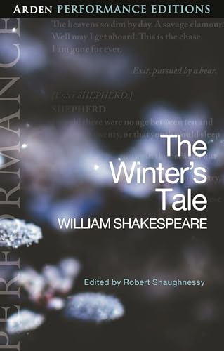 Cover of "The Winter's Tale" by William Shakespeare, dark blue and white.