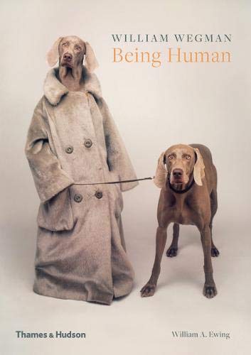 Book cover featuring two Weimaraner dogs, one wearing a coat.