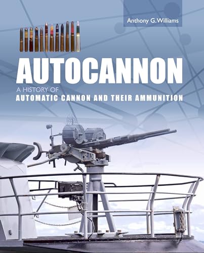 Book cover: “Autocannon” featuring a naval gun and ammunition display.