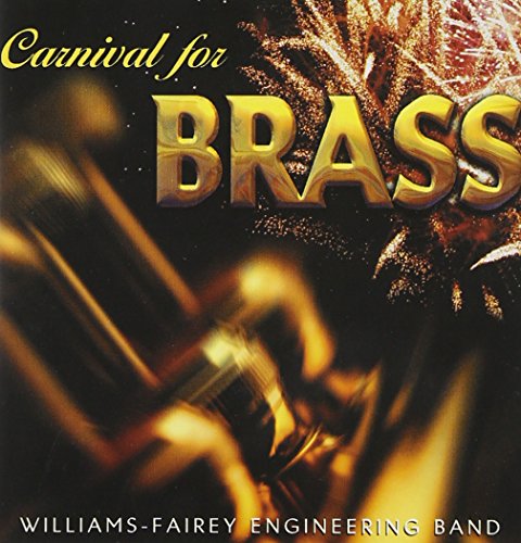 CD cover for “Carnival for Brass” featuring golden brass instruments.